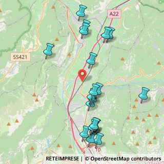 Mappa Località Pinzarelle, 38015 Lavis TN, Italia (4.597)