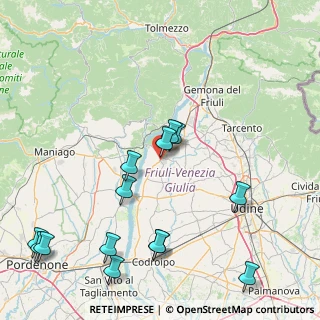 Mappa Via Venezia, 33038 San Daniele del Friuli UD, Italia (19.96786)