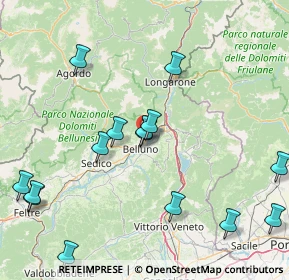 Mappa Via Goffredo Mameli, 32100 Belluno BL, Italia (18.988)