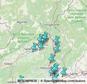 Mappa Via Goffredo Mameli, 32100 Belluno BL, Italia (18.45765)