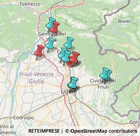 Mappa Via San Giovanni, 33010 Reana del Rojale UD, Italia (10.08)