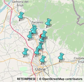 Mappa Via San Giovanni, 33010 Reana del Rojale UD, Italia (5.71417)