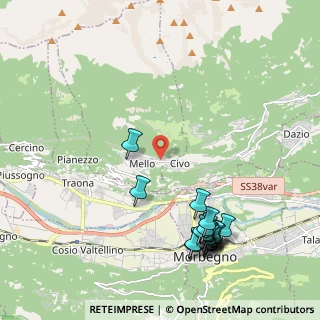 Mappa Via Bondo, 23010 Civo SO, Italia (2.503)
