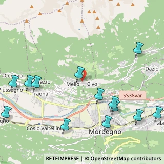 Mappa Via Bondo, 23010 Civo SO, Italia (2.80692)