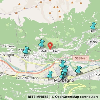 Mappa Via Bondo, 23010 Civo SO, Italia (2.56182)