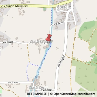 Mappa Via Segat, 46, 33010 Reana del Rojale, Udine (Friuli-Venezia Giulia)