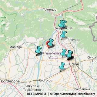 Mappa Via Giacomo Puccini, 33038 San Daniele del Friuli UD, Italia (12.2545)