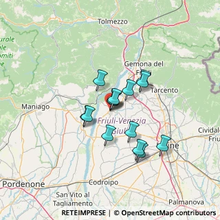 Mappa Via Giacomo Puccini, 33038 San Daniele del Friuli UD, Italia (9.60643)