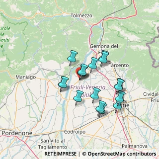 Mappa Via Giuseppe Verdi, 33038 San Daniele del Friuli UD, Italia (11.08294)