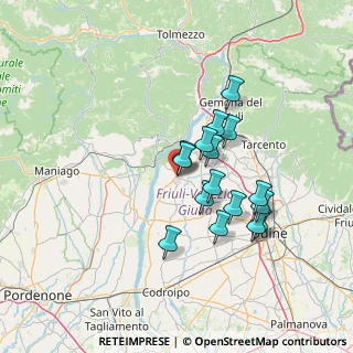 Mappa Via Giacomo Puccini, 33038 San Daniele del Friuli UD, Italia (11.36938)