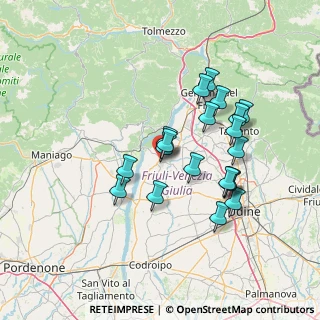 Mappa Via Giuseppe Verdi, 33038 San Daniele del Friuli UD, Italia (12.515)