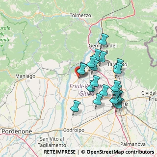 Mappa Via Giuseppe Verdi, 33038 San Daniele del Friuli UD, Italia (12.7985)