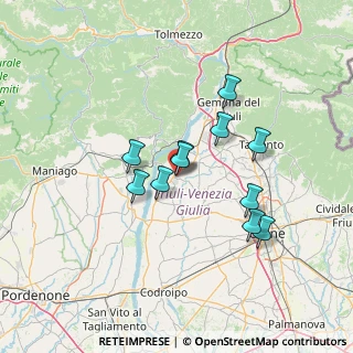 Mappa Via Ippolito Nievo, 33038 San Daniele del Friuli UD, Italia (10.99818)