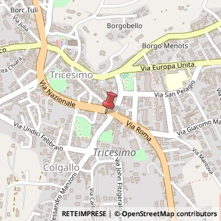 Mappa Piazza Giuseppe Verdi, 20-3, 33019 Tricesimo, Udine (Friuli-Venezia Giulia)