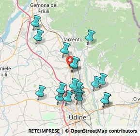 Mappa Piazza Giuseppe Verdi, 33019 Tricesimo UD, Italia (7.24944)