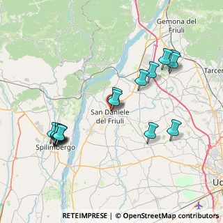 Mappa Via Camillo Benso Conte di Cavour, 33038 San Daniele del Friuli UD, Italia (8.235)