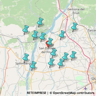 Mappa Via Camillo Benso Conte di Cavour, 33038 San Daniele del Friuli UD, Italia (7.03429)