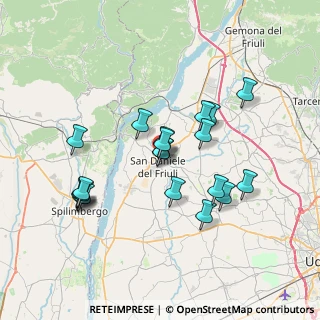 Mappa Via Camillo Benso Conte di Cavour, 33038 San Daniele del Friuli UD, Italia (6.5105)