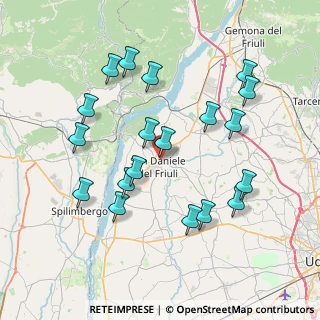 Mappa Via Camillo Benso Conte di Cavour, 33038 San Daniele del Friuli UD, Italia (7.71105)