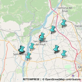 Mappa Via Camillo Benso Conte di Cavour, 33038 San Daniele del Friuli UD, Italia (7.84824)