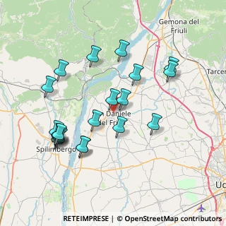 Mappa Via Camillo Benso Conte di Cavour, 33038 San Daniele del Friuli UD, Italia (7.6375)
