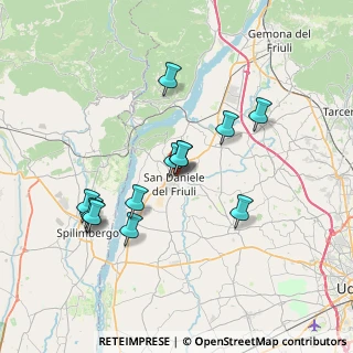 Mappa Via Camillo Benso Conte di Cavour, 33038 San Daniele del Friuli UD, Italia (6.53692)