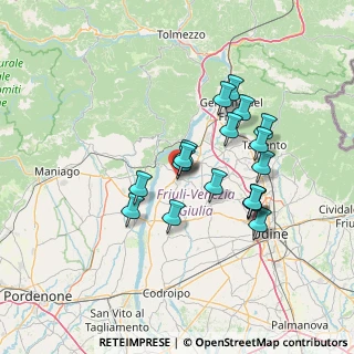 Mappa Via C.Battisti, 33038 San Daniele del Friuli UD, Italia (11.89667)