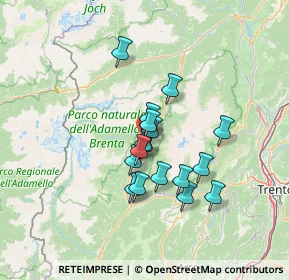 Mappa Viale Marconi, 38086 Pinzolo TN, Italia (10.09)