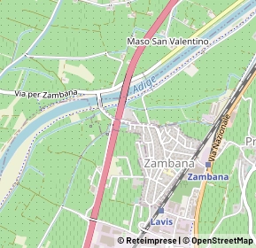 Mappa 38010 Zambana TN, Italia (0.24231)