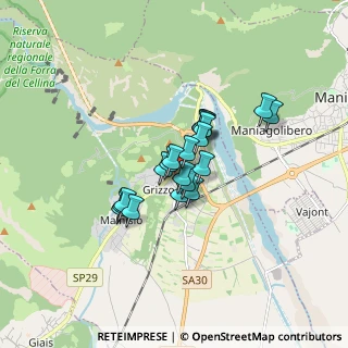 Mappa Via Ciotti, 33086 Montereale Valcellina PN, Italia (1.06)