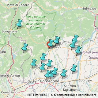 Mappa Via Ciotti, 33086 Montereale Valcellina PN, Italia (16.37222)
