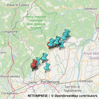Mappa Via Ciotti, 33086 Montereale Valcellina PN, Italia (10.45444)