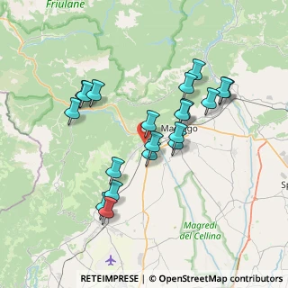 Mappa Via Ciotti, 33086 Montereale Valcellina PN, Italia (6.7295)