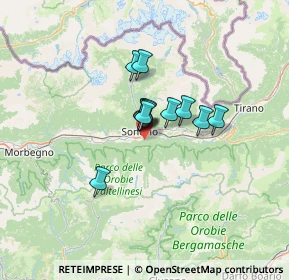 Mappa Via Giugni, 23010 Albosaggia SO, Italia (7.5)