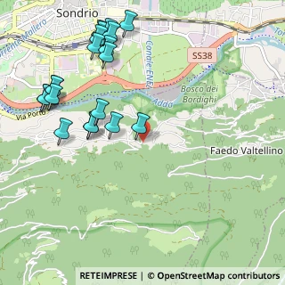 Mappa Via Giugni, 23010 Albosaggia SO, Italia (1.2485)