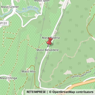 Mappa Maso Belvedere, 1, 38030 Lavis, Trento (Trentino-Alto Adige)