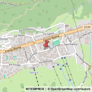 Mappa Via Europa, 83, 23031 Aprica, Sondrio (Lombardia)