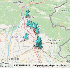 Mappa Tricesimo, 33019 Tricesimo UD, Italia (9.80667)