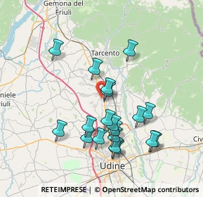 Mappa Tricesimo, 33019 Tricesimo UD, Italia (6.97105)