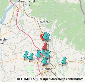 Mappa Tricesimo, 33019 Tricesimo UD, Italia (6.73273)