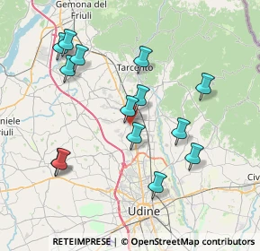 Mappa Tricesimo, 33019 Tricesimo UD, Italia (7.57214)
