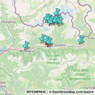 Mappa Via Gherbiscione, 23010 Cedrasco SO, Italia (14.28462)