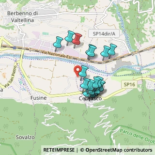 Mappa Via Gherbiscione, 23010 Cedrasco SO, Italia (0.6785)