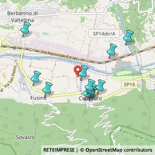 Mappa Via Gherbiscione, 23010 Cedrasco SO, Italia (0.92364)
