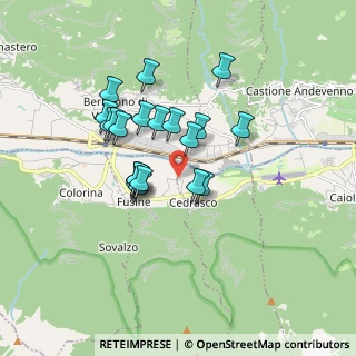 Mappa Via Gherbiscione, 23010 Cedrasco SO, Italia (1.401)