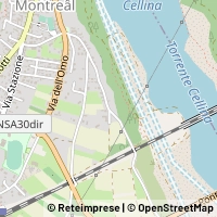 지도 Montereale Valcellina