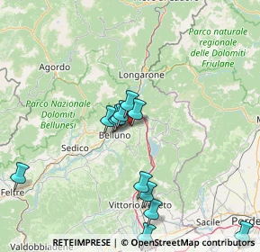 Mappa Via Sagrona, 32100 Belluno BL, Italia (15.13)