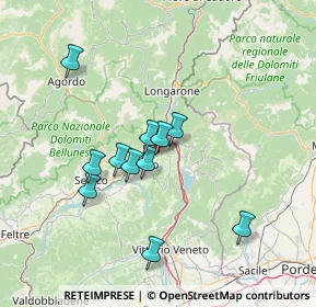 Mappa Via Sagrona, 32100 Belluno BL, Italia (11.98455)