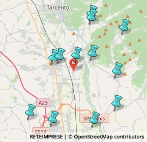 Mappa Via Jacopo Tomadini, 33010 Reana del Rojale UD, Italia (4.47167)