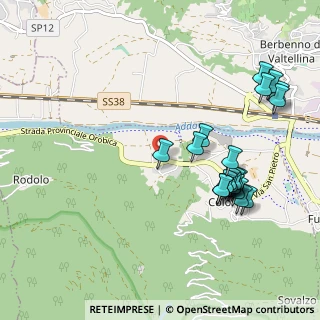 Mappa Via Don Folci, 23010 Colorina SO, Italia (1.087)